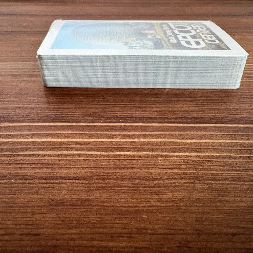 Walt Disney World EPCOT Center Playing Cards Sealed Deck w/ Plastic Case